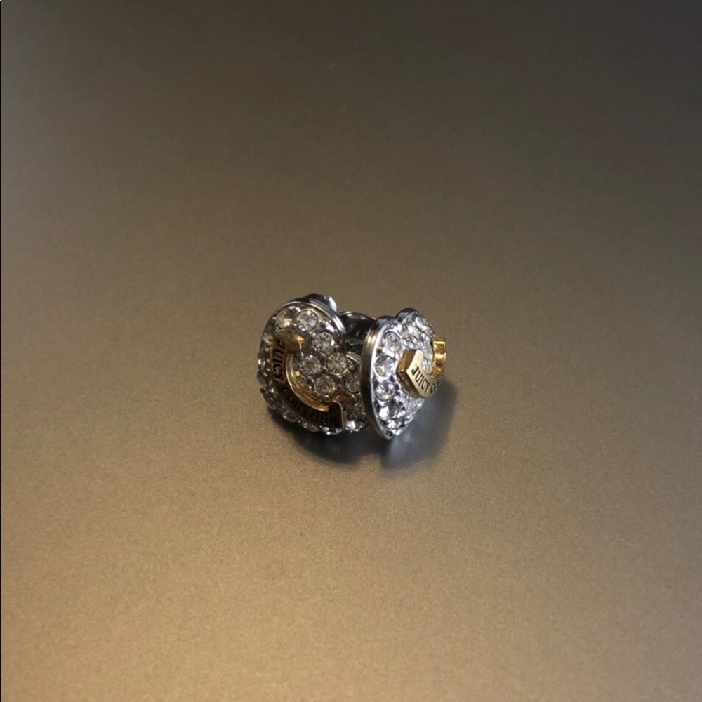 Juicy couture heart earrings